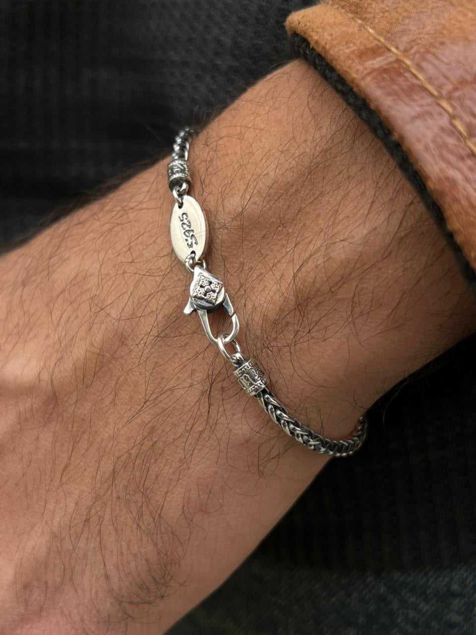 Valor bracelet-for Men's Sterling Silver 925s (18,5cm)