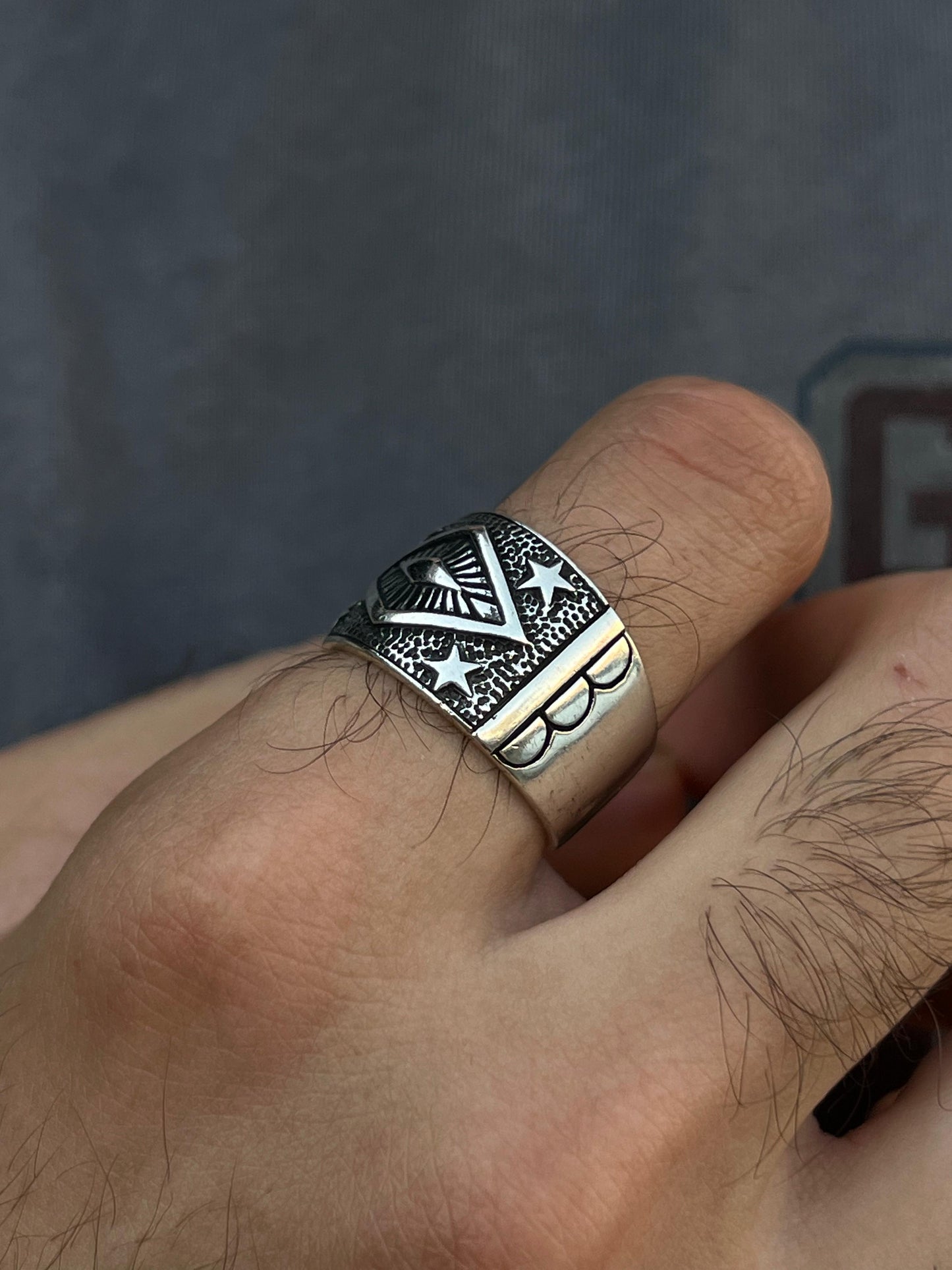 Sultan’s Vision Ring -for Men's Sterling Silver 925s