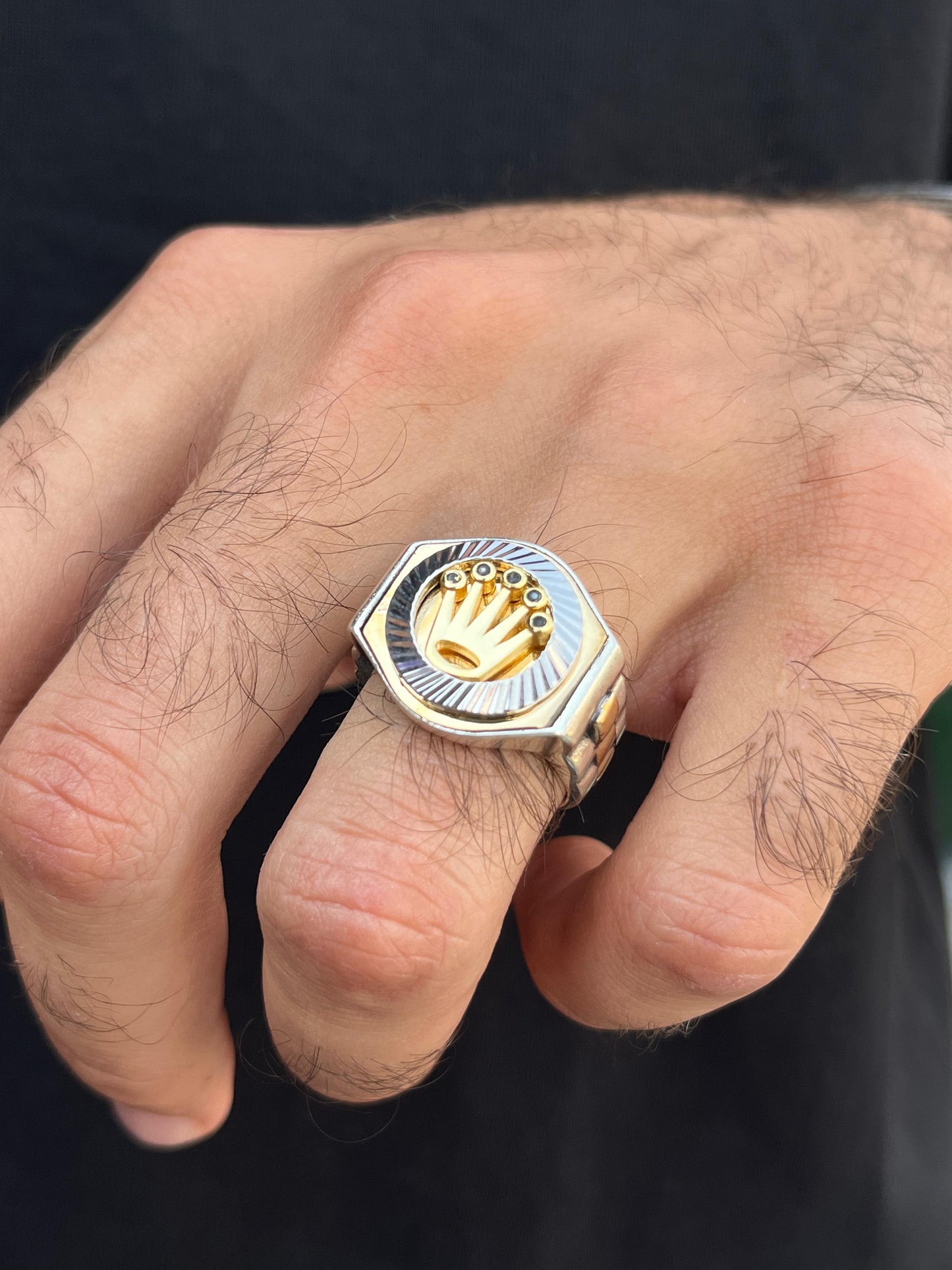 Rolex Masterpiece Ring -for Men's Sterling Silver 925s