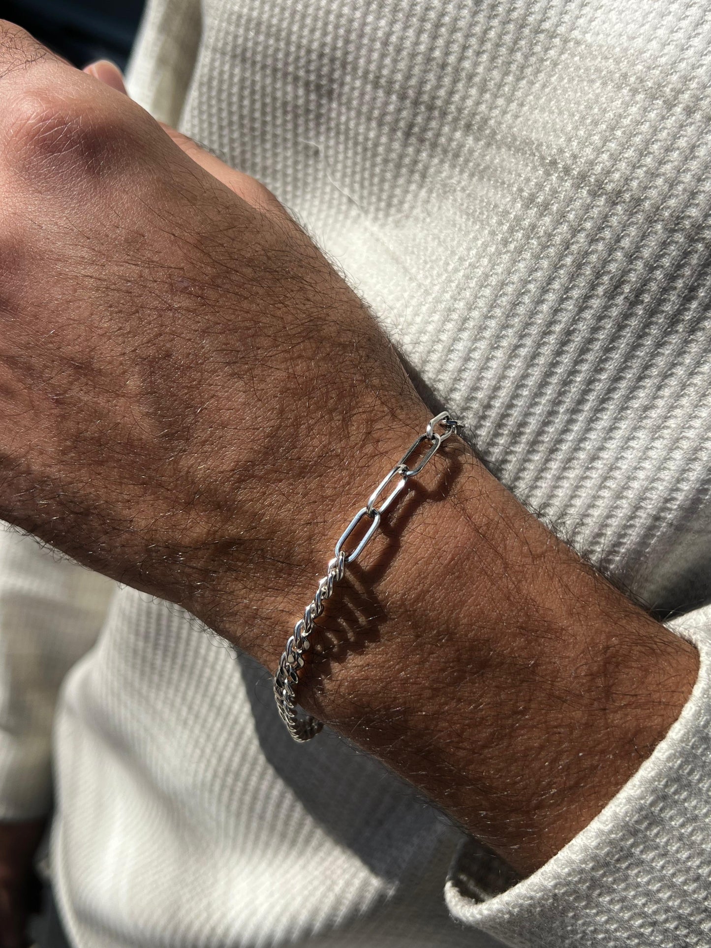 T-Balance Bracelet Sterling Silver 925s-(22cm-5mm)