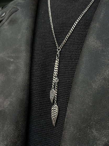 Skullduo Heavenly Wings For Men Sterling Silver925 -70cm-4mm