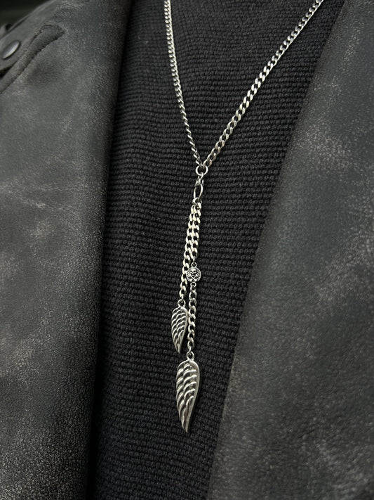 Skullduo Heavenly Wings For Men Sterling Silver925 -70cm-4mm