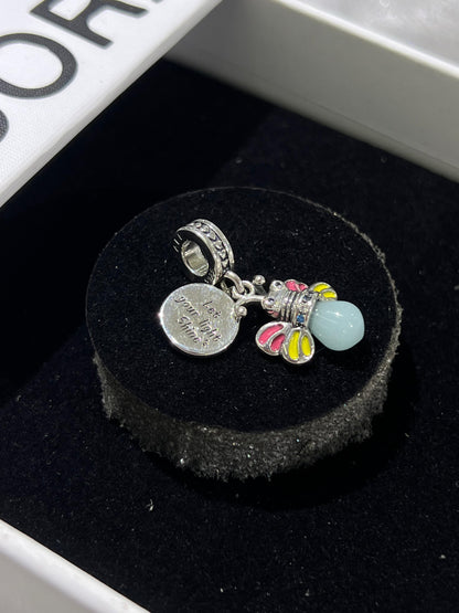 Glow-in-the-dark Firefly Dangle Charm