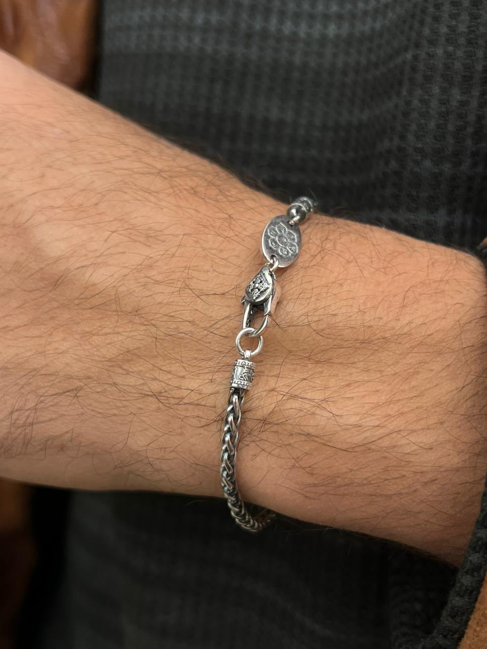 Valor bracelet-for Men's Sterling Silver 925s (18,5cm)