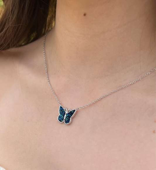Shiny Butterfly in Sterling Silver -925🦋