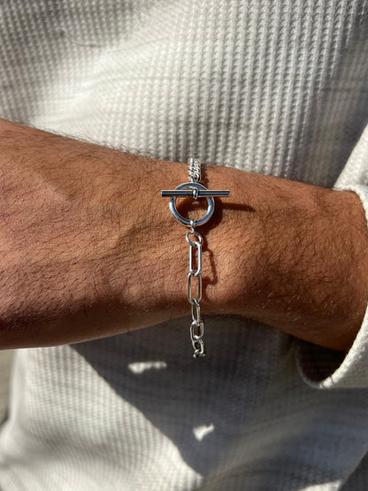 T-Balance Bracelet Sterling Silver 925s-(22cm-5mm)