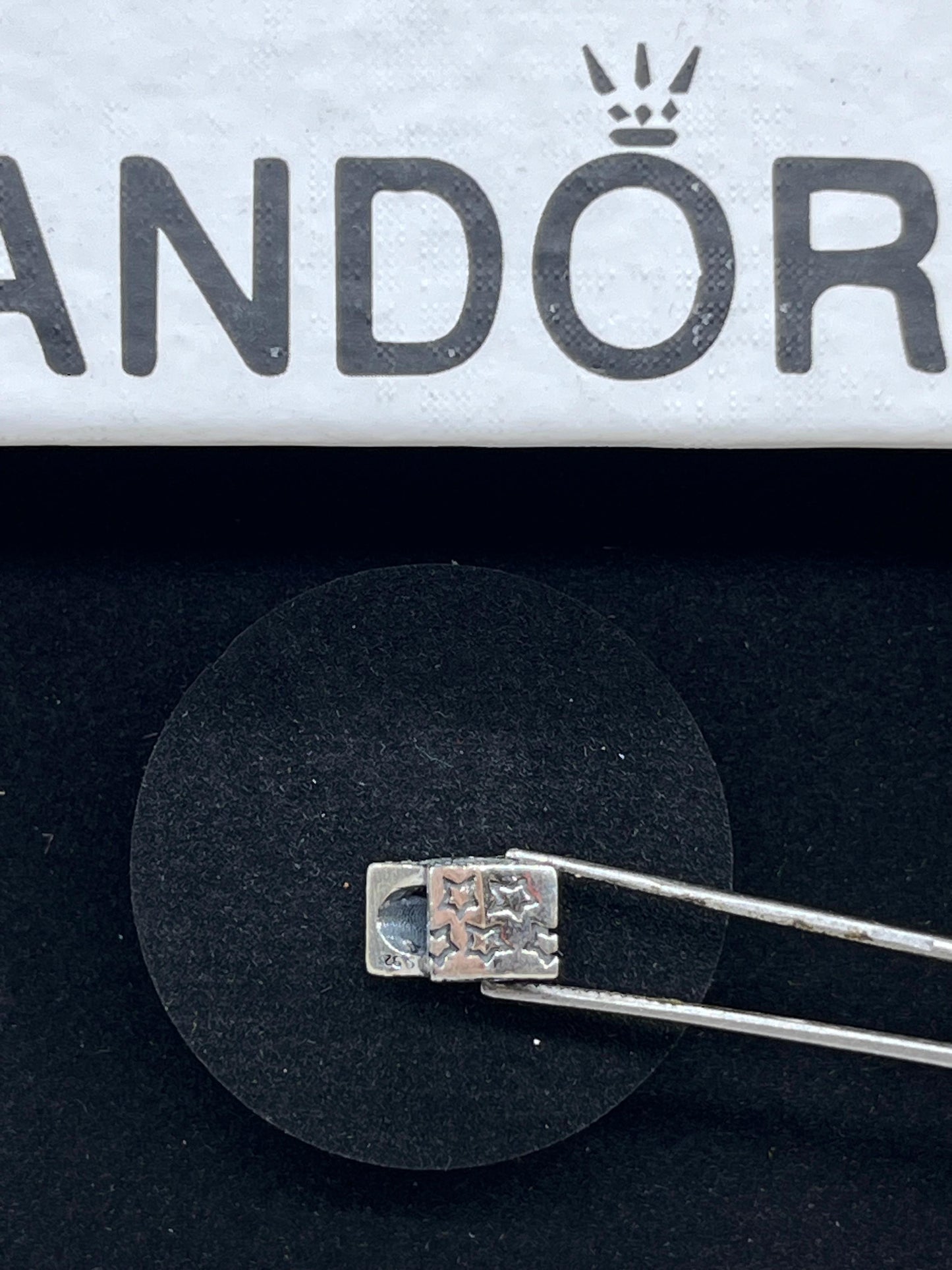 Sparkling Asymmetric Star Charm