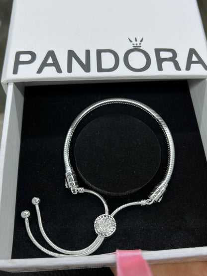 Moments circle Snake Chain Slider Bracelet