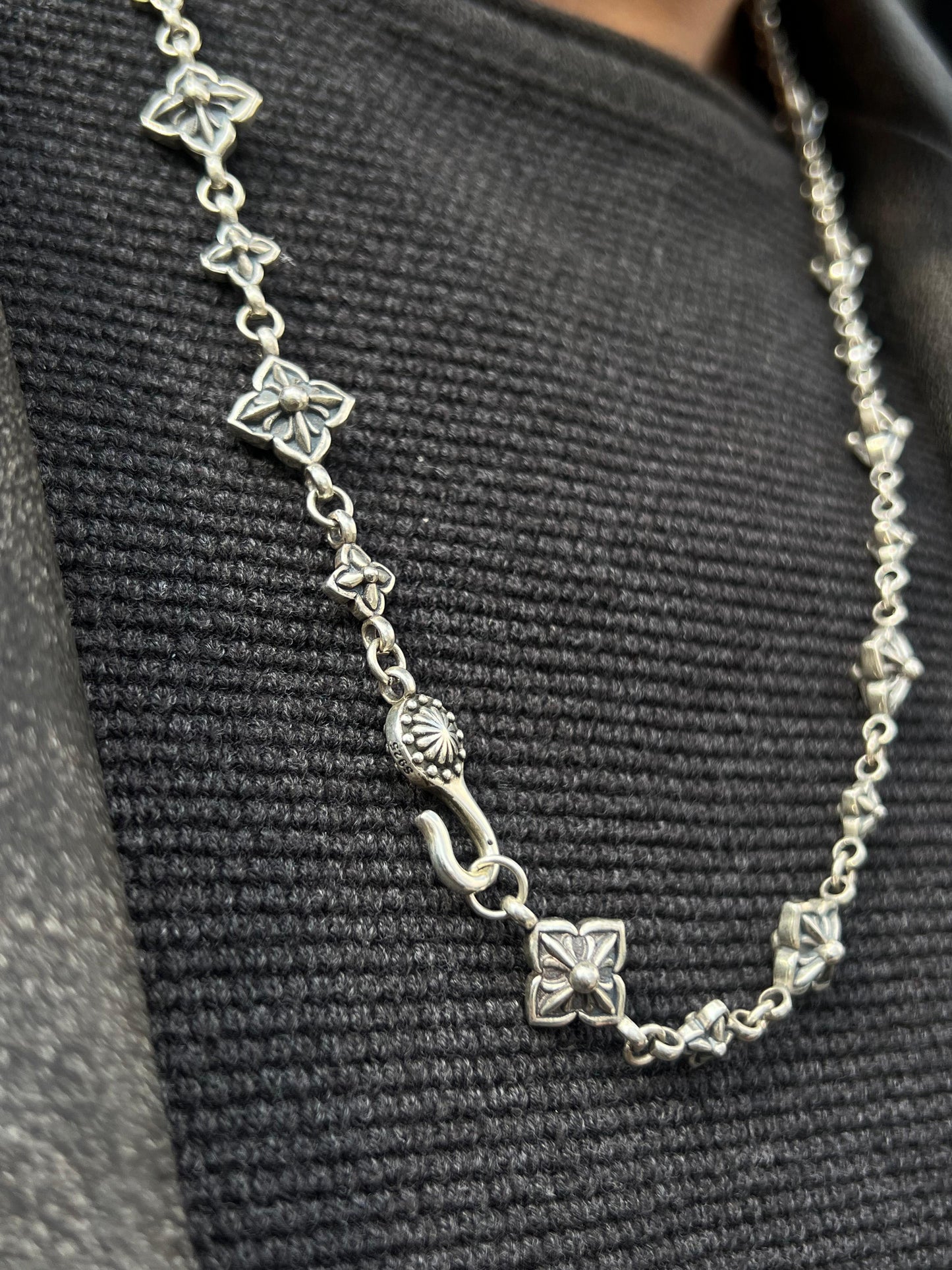 Rpika Solid Chain For Men Sterling Silver925 -62cm