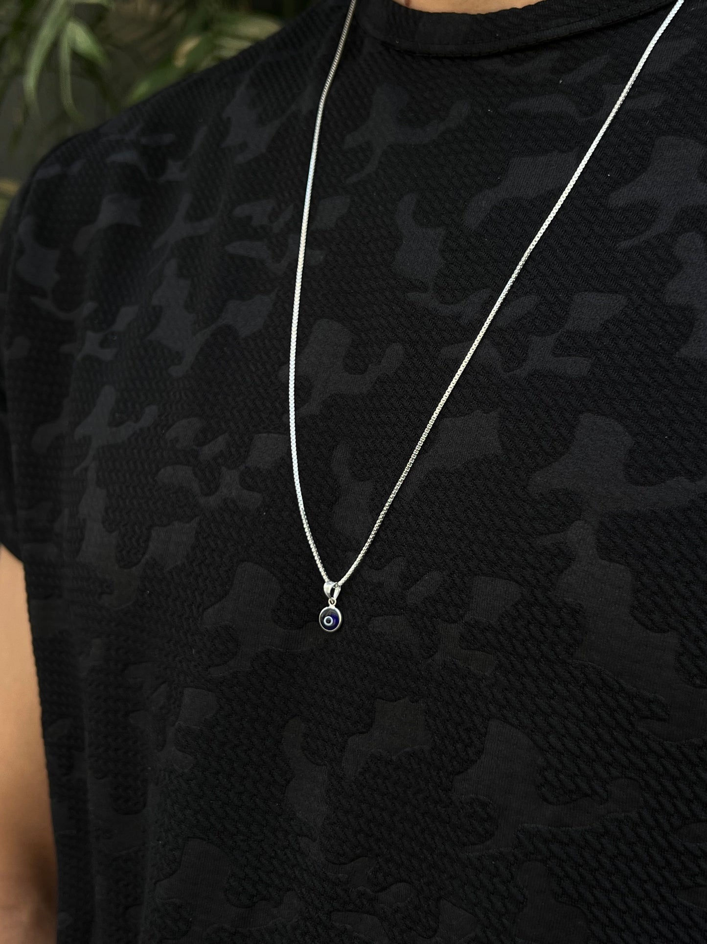 Evil Eye Necklace for Men's Sterling Silver 925s🧿