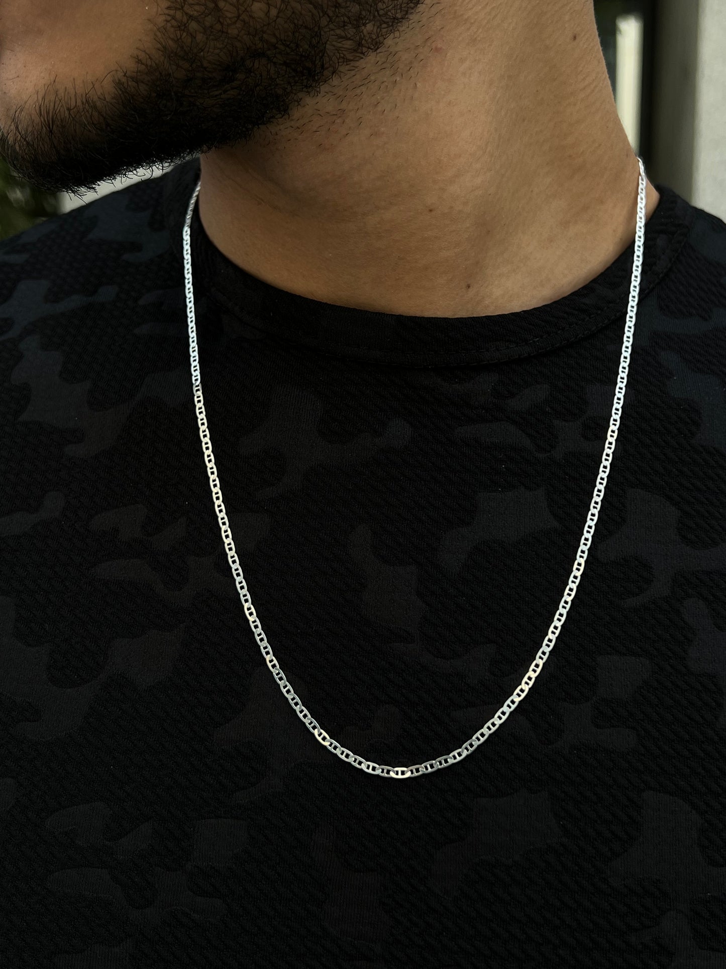 Slim Ain Horus Chain Necklace - S925