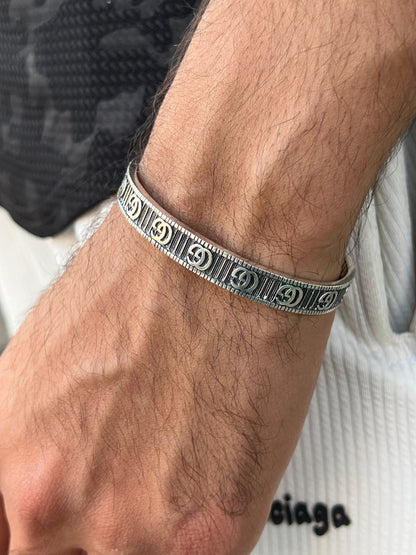 GUCCI Bangle bracelet -S925 Sterling Silver for men -