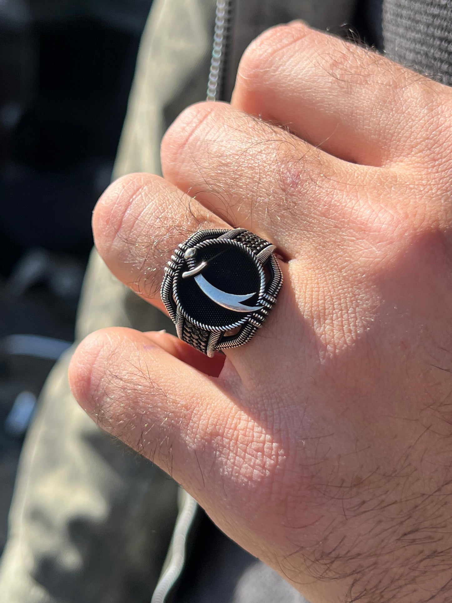 Zulfkar Sword Ring -Sterling Silver 925s