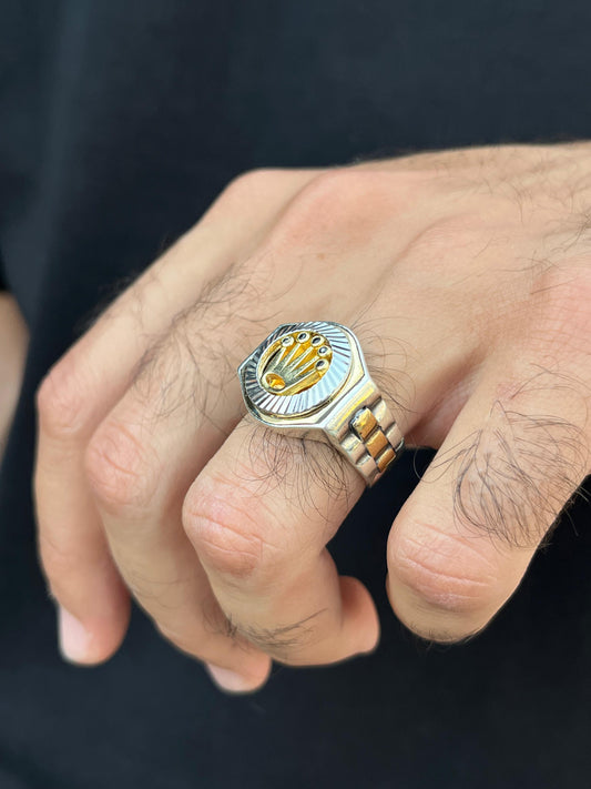 Rolex Masterpiece Ring -for Men's Sterling Silver 925s