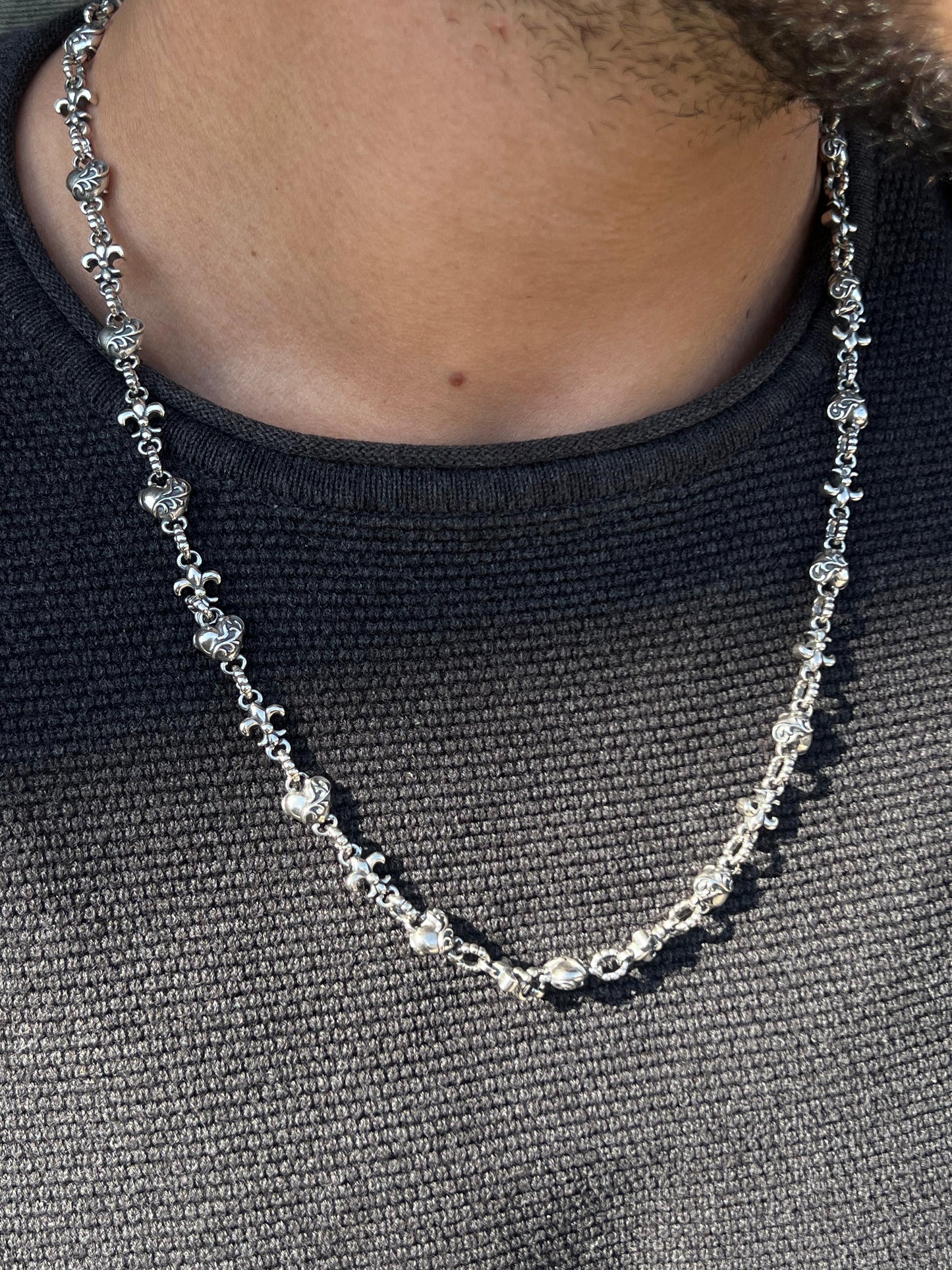 Bowman Pegasus Chain For Men Sterling Silver 925- (58.5cm)