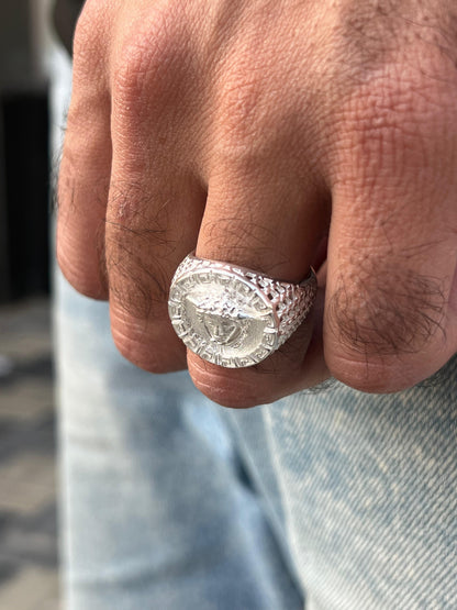 Clean Versace Ring -Sterling Silver 925s