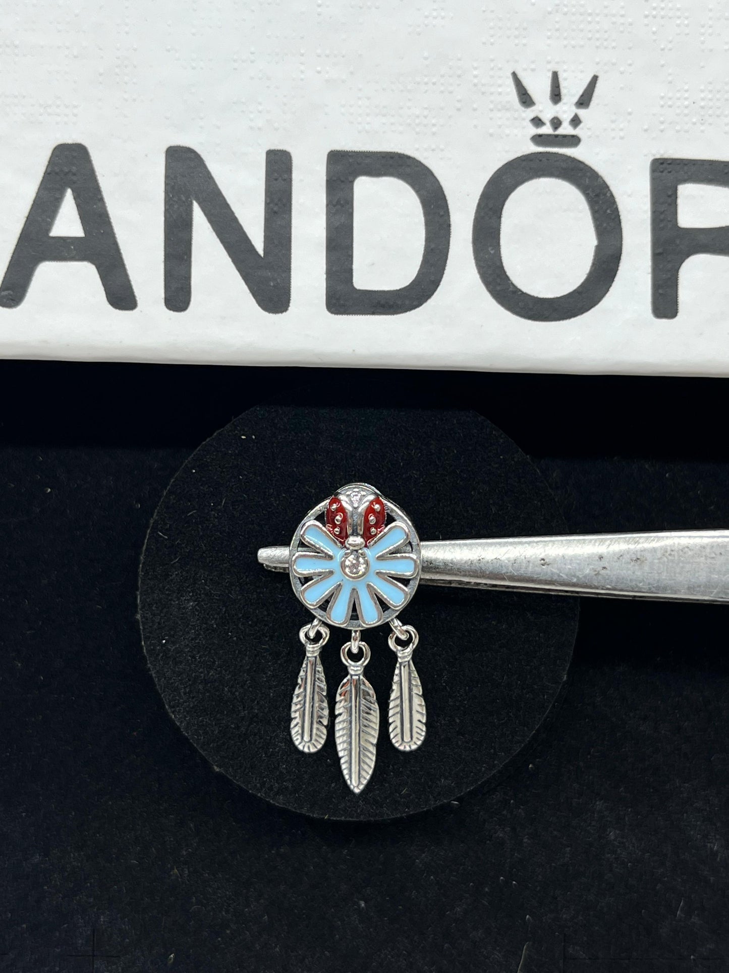 Murano dreamcatcher charm