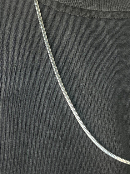 Rattail chain For Men Sterling Silver - 925- 2 Sizes