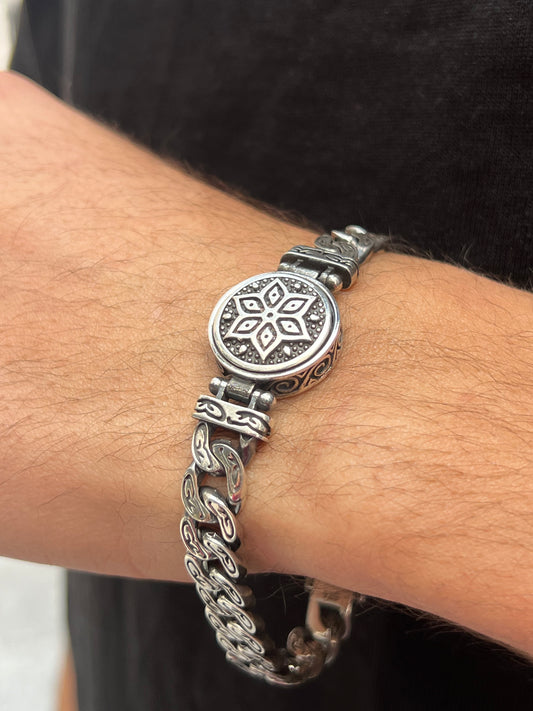 Star Edition Rotating Exclusive Bracelet S925 Sterling Silver for men