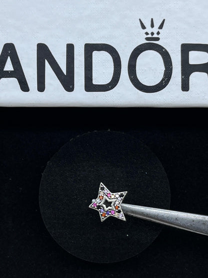 Sparkling Asymmetric Star Charm
