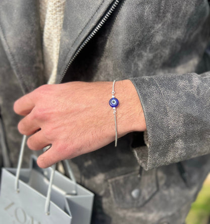Evil eye Bracelet for Men's Sterling Silver 925s 🧿