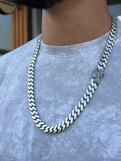 Massive 134g Solid Silver Chain for Men's Sterling Silver 925s-60cm-12mm