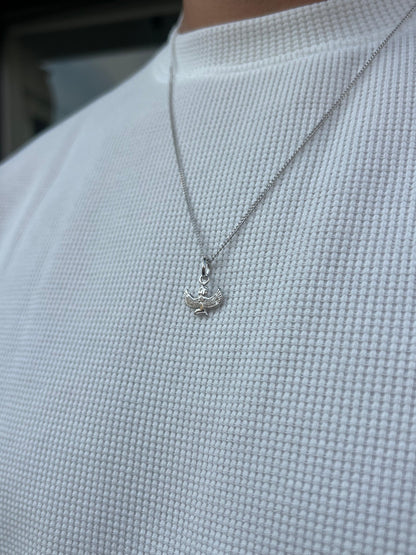 Premium- Horus Necklace in Sterling Silver 925s- Protective coated plating