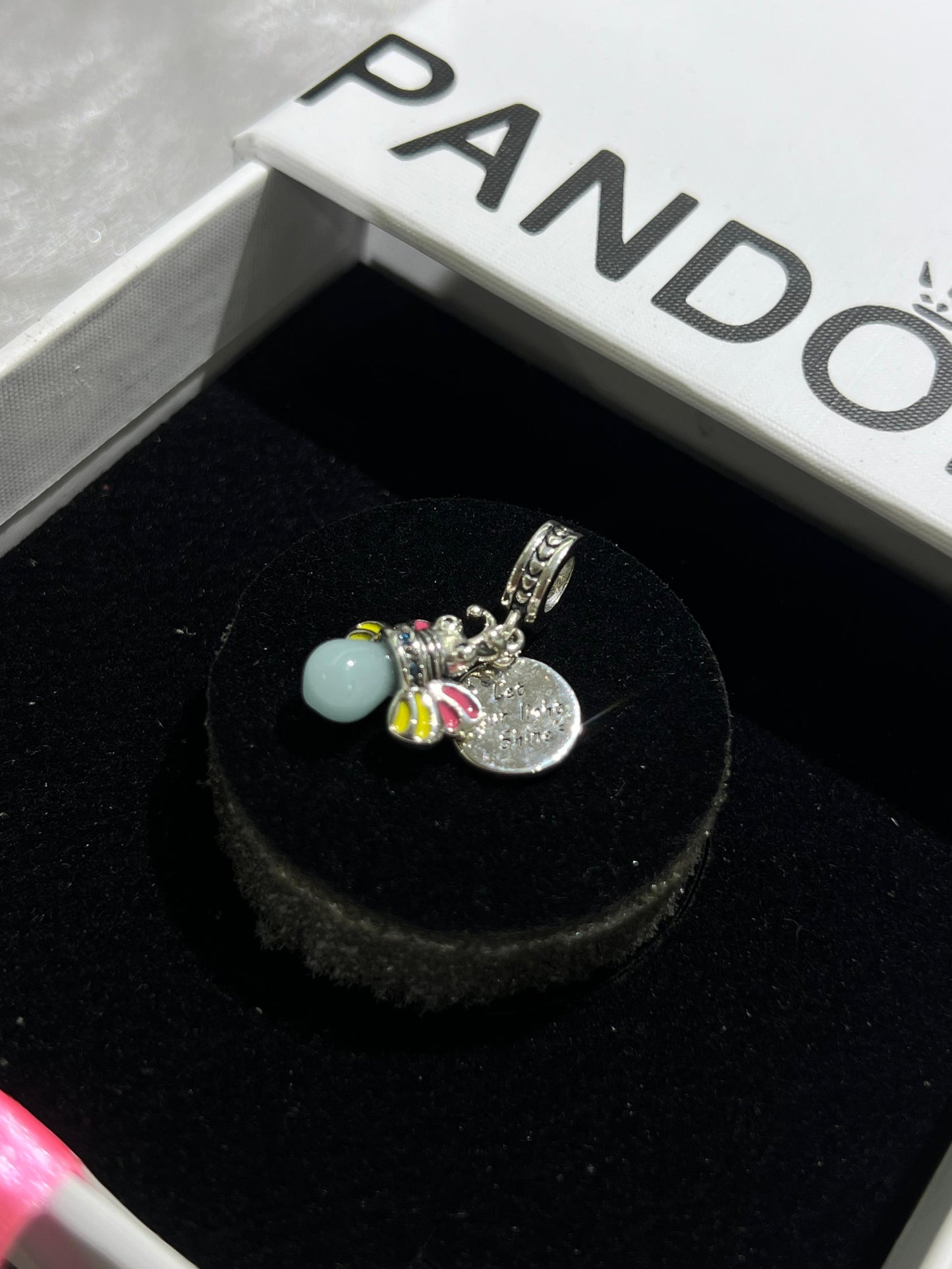 Glow-in-the-dark Firefly Dangle Charm