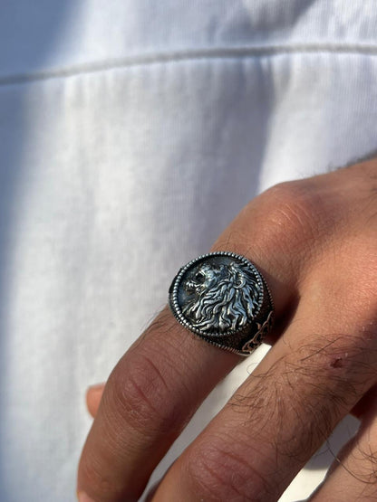 Rage Lion Ring -Sterling Silver 925s