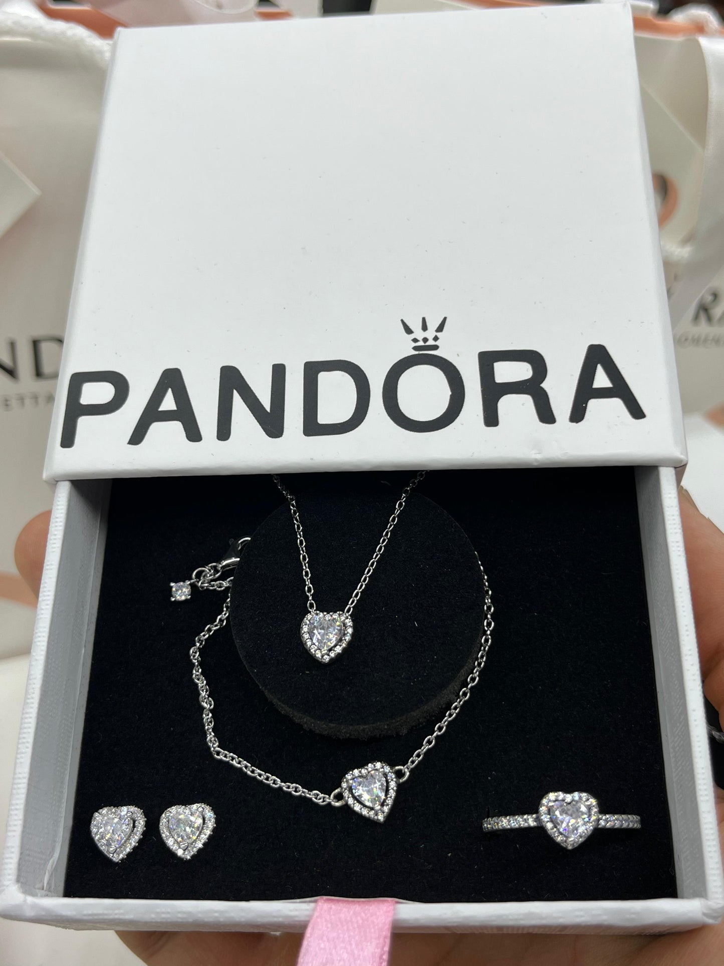 Full Heart Set - Italian Silver 925