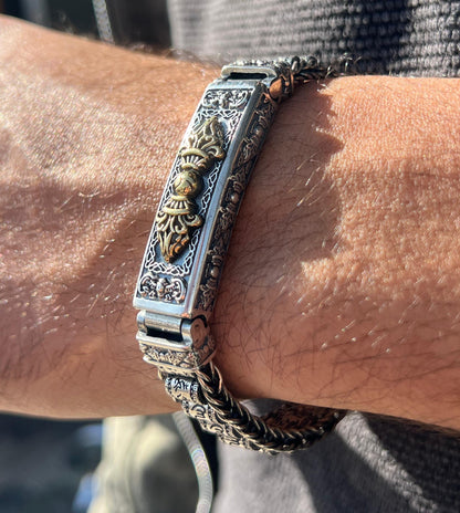 The One and Only Mythical Shui Bracelet-Sterling Silver 925s (21.5cm-12mm)