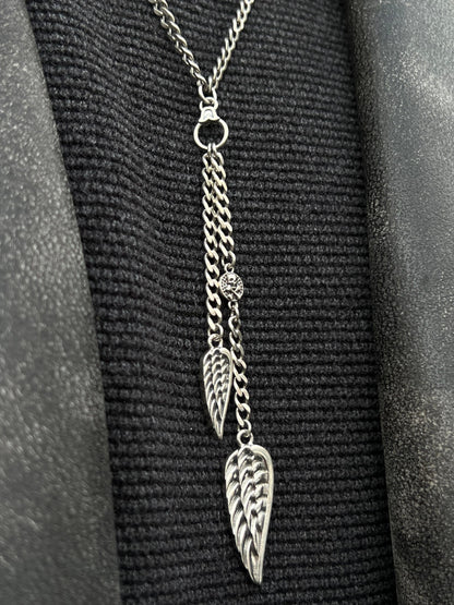 Skullduo Heavenly Wings For Men Sterling Silver925 -70cm-4mm