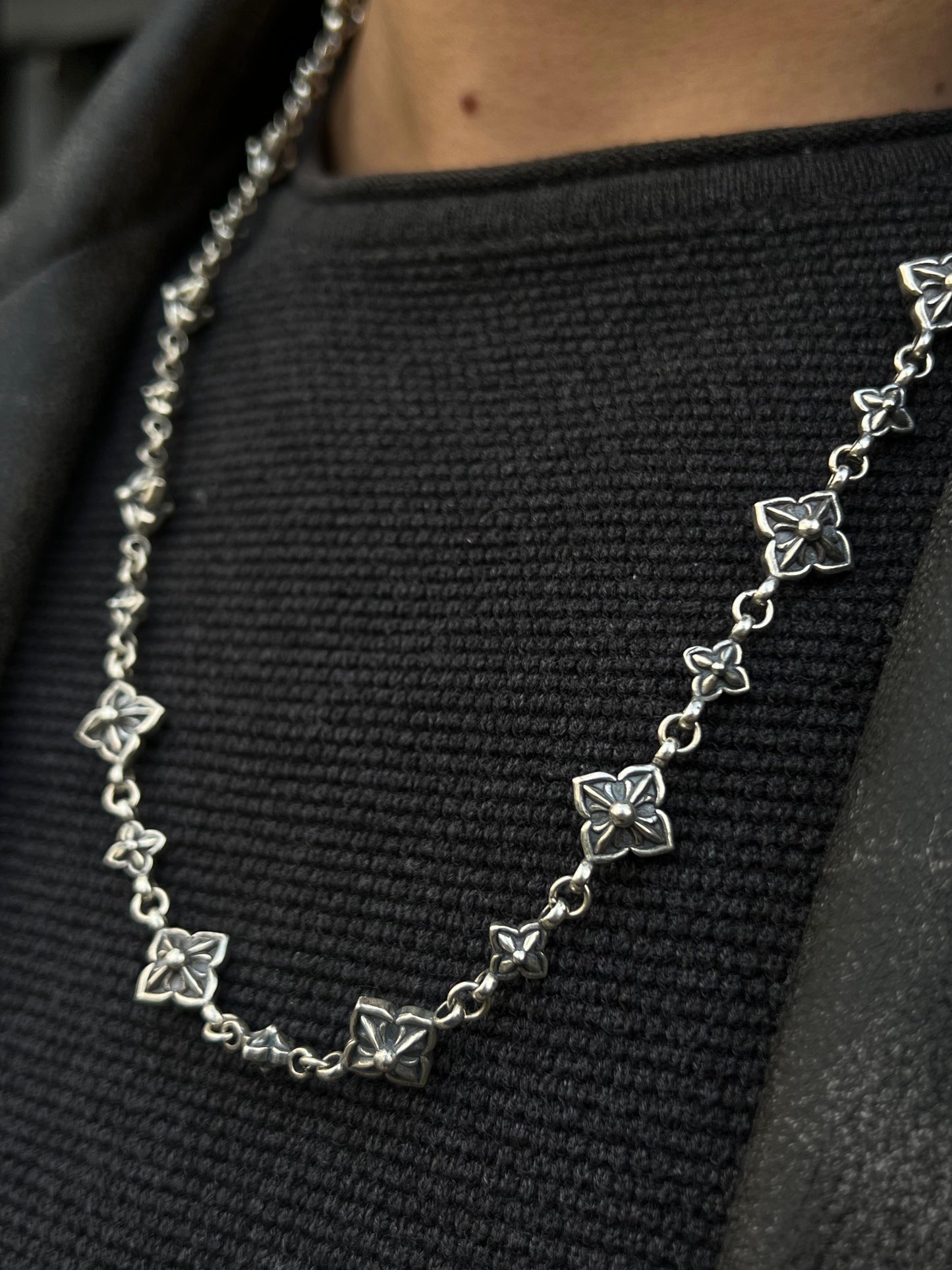 Rpika Solid Chain For Men Sterling Silver925 -62cm