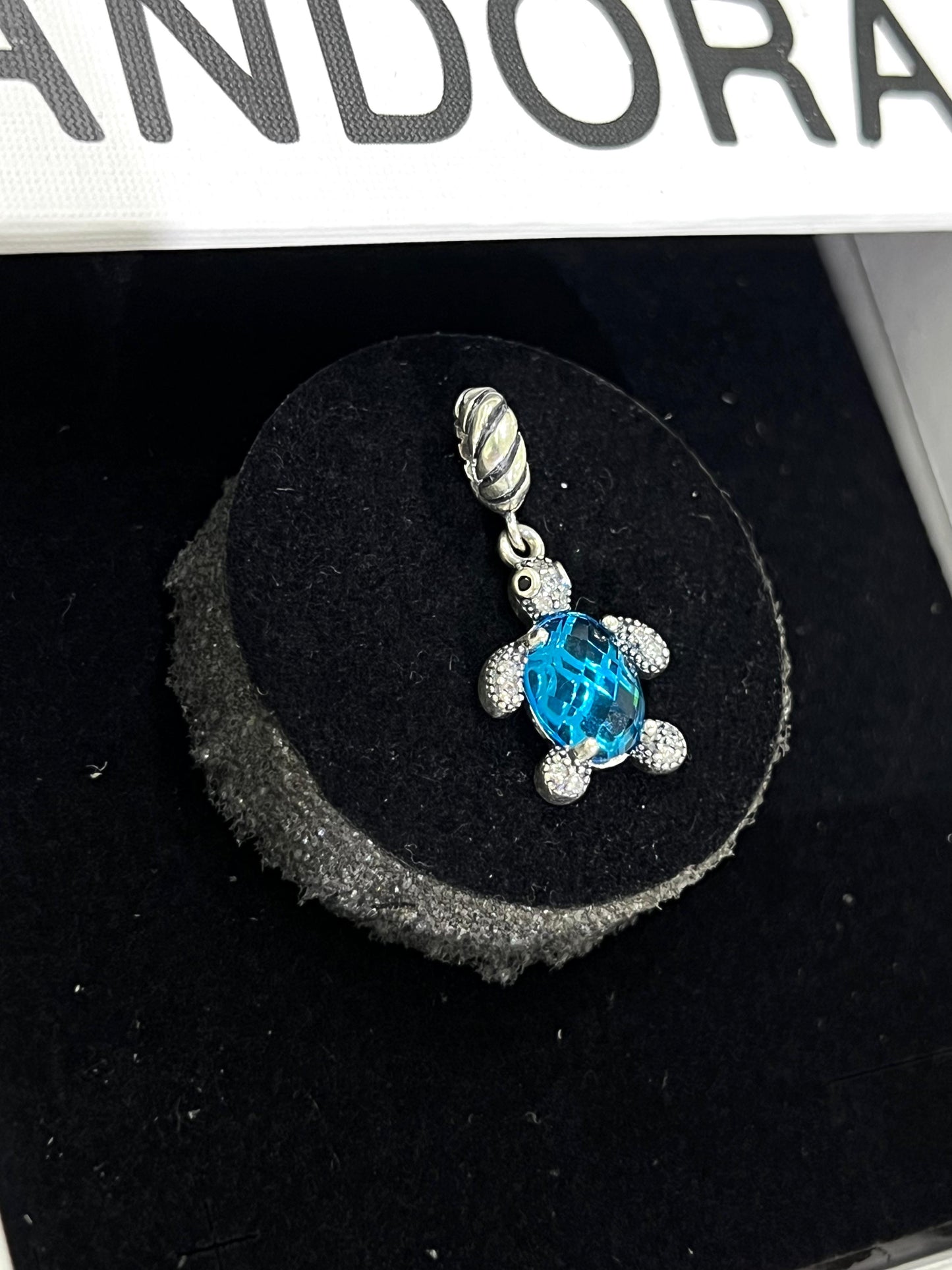 Blue Turtle Charm