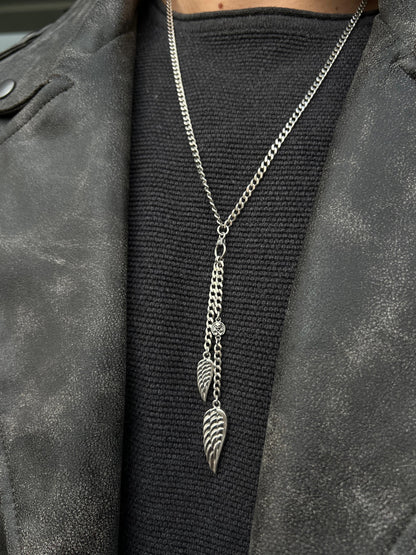 Skullduo Heavenly Wings For Men Sterling Silver925 -70cm-4mm