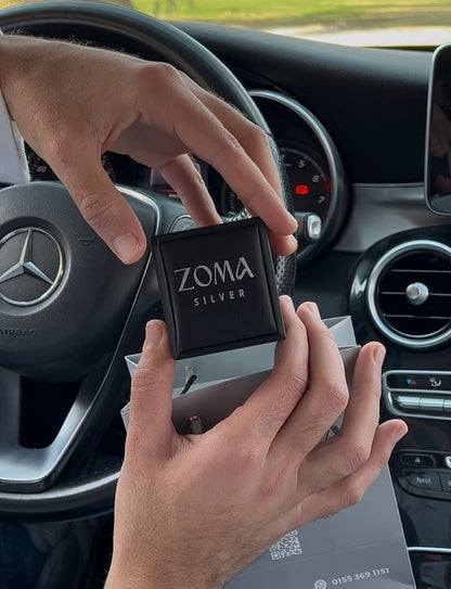 Slim Couple Band Ring - 925Silver- 5mm
 (لقد جمعنا الحب فمن يفرقنا)