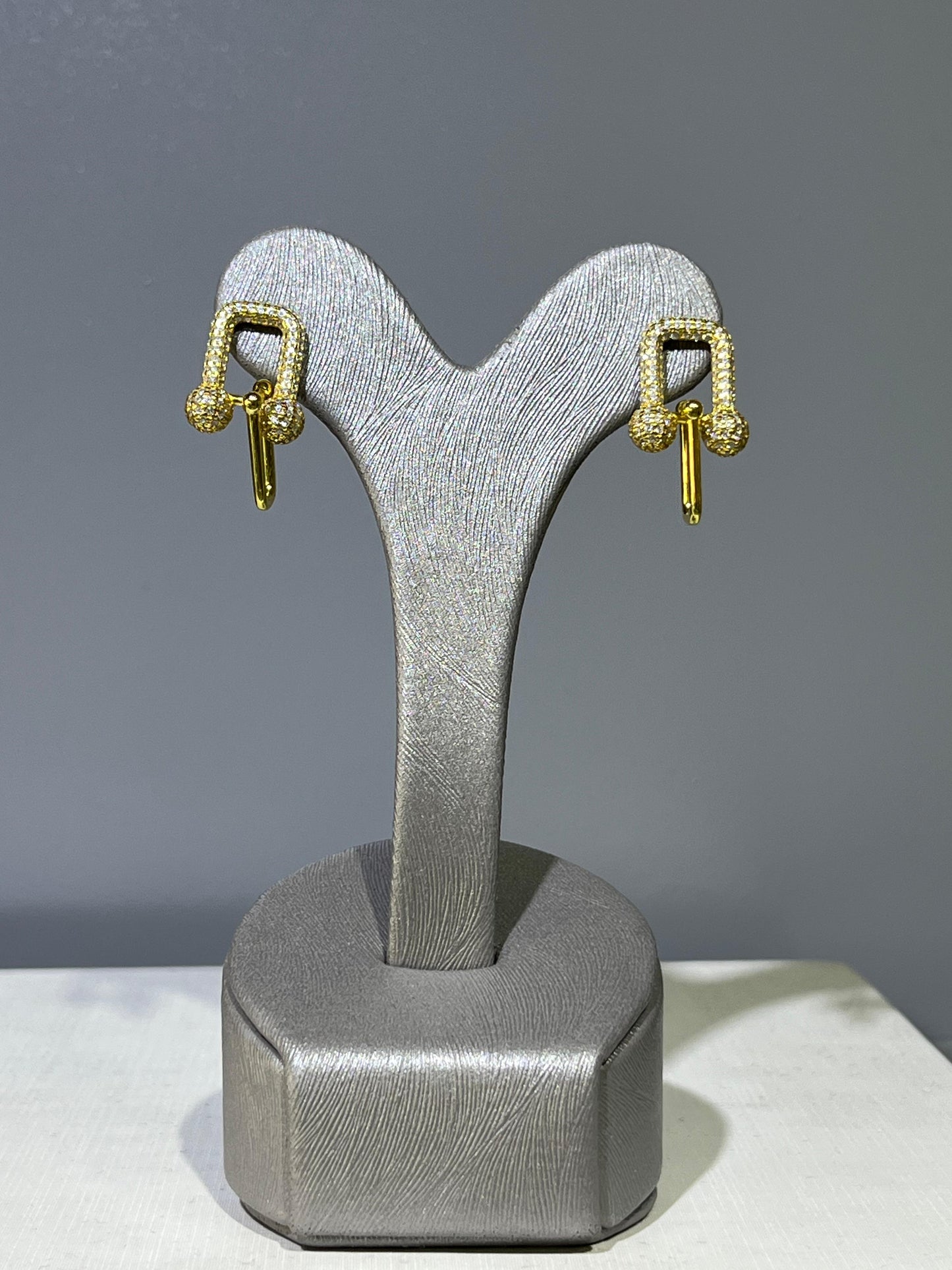 Sparkling Gold Plated Tiffany Set In Italian Sterling Silver 925/ 4 pieces