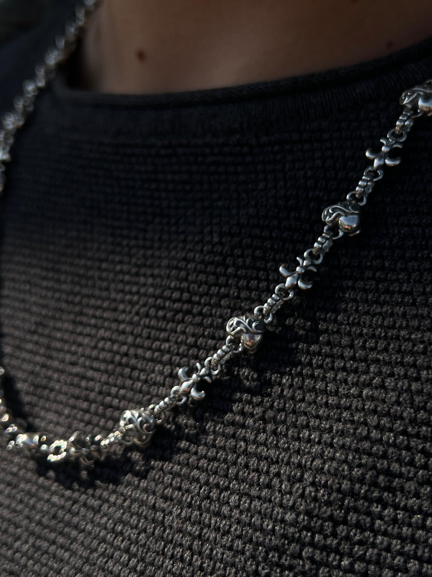 Bowman Pegasus Chain For Men Sterling Silver 925- (58.5cm)