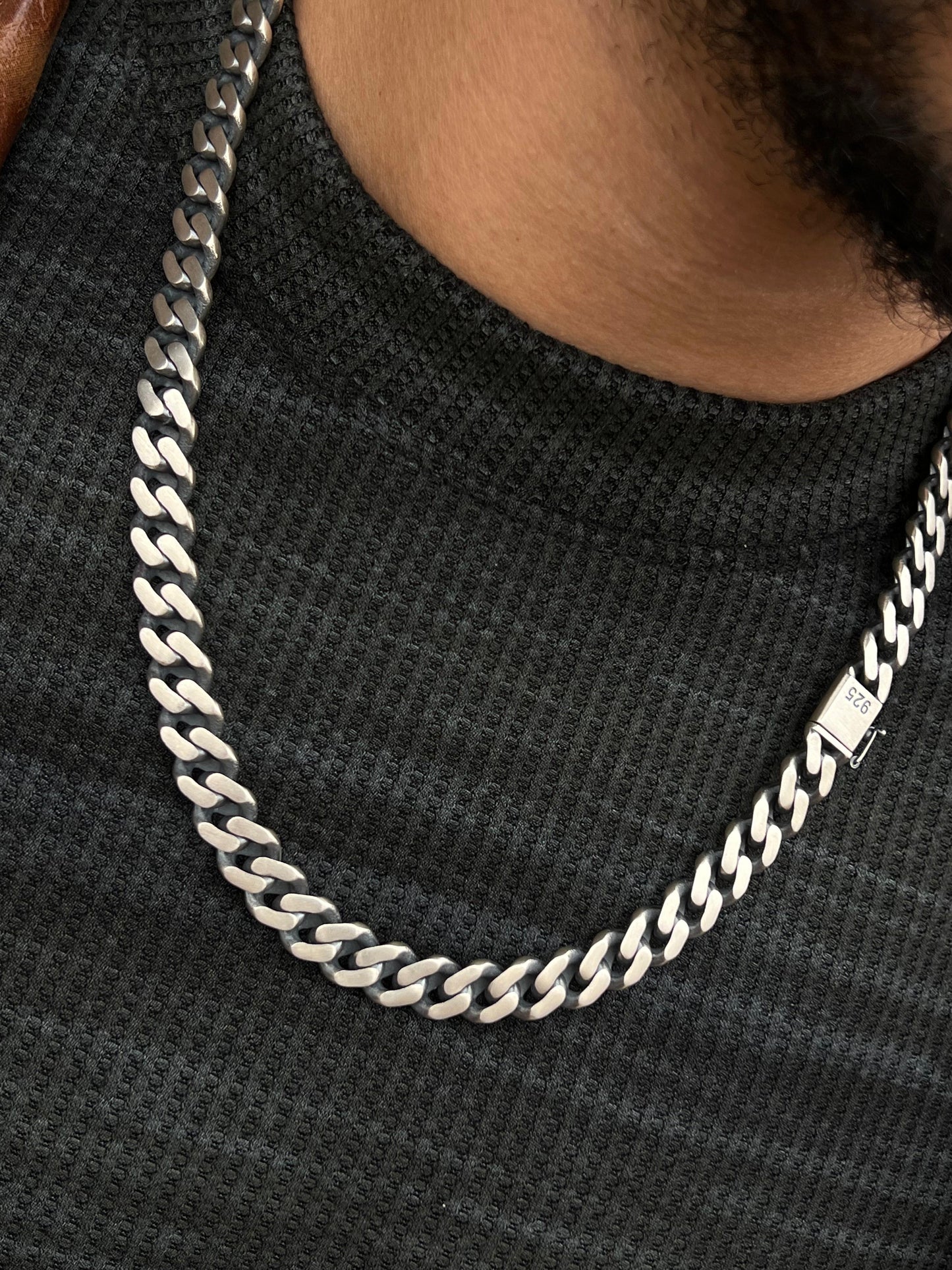⛔️Exclusive⛔️ Double Appear Brutal Chain-Pure Sterling Silver 925s-(58cm-10mm)