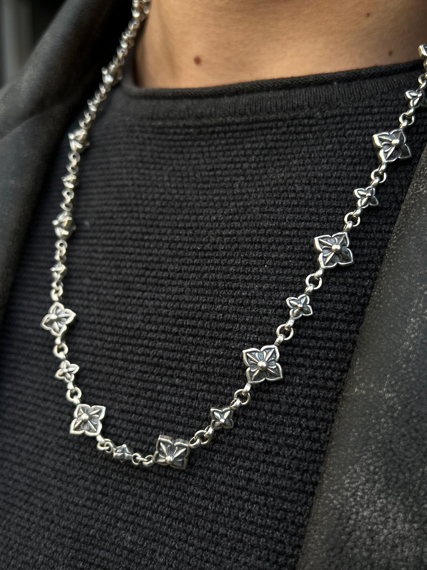 Rpika Solid Chain For Men Sterling Silver925 -62cm