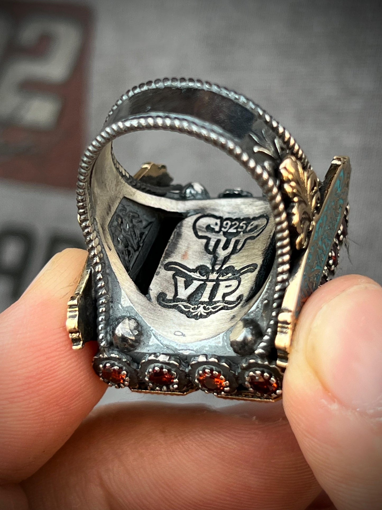 Massive (VIP) Islamic Ring for Men in Sterling Silver 925s