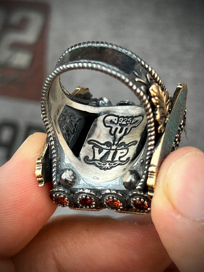 Massive (VIP) Islamic Ring for Men in Sterling Silver 925s