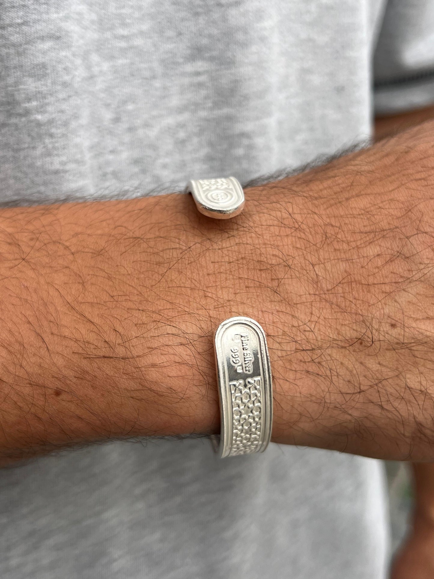 BTC Pure 999 Fine Silver -50g- Arabesque Bangle