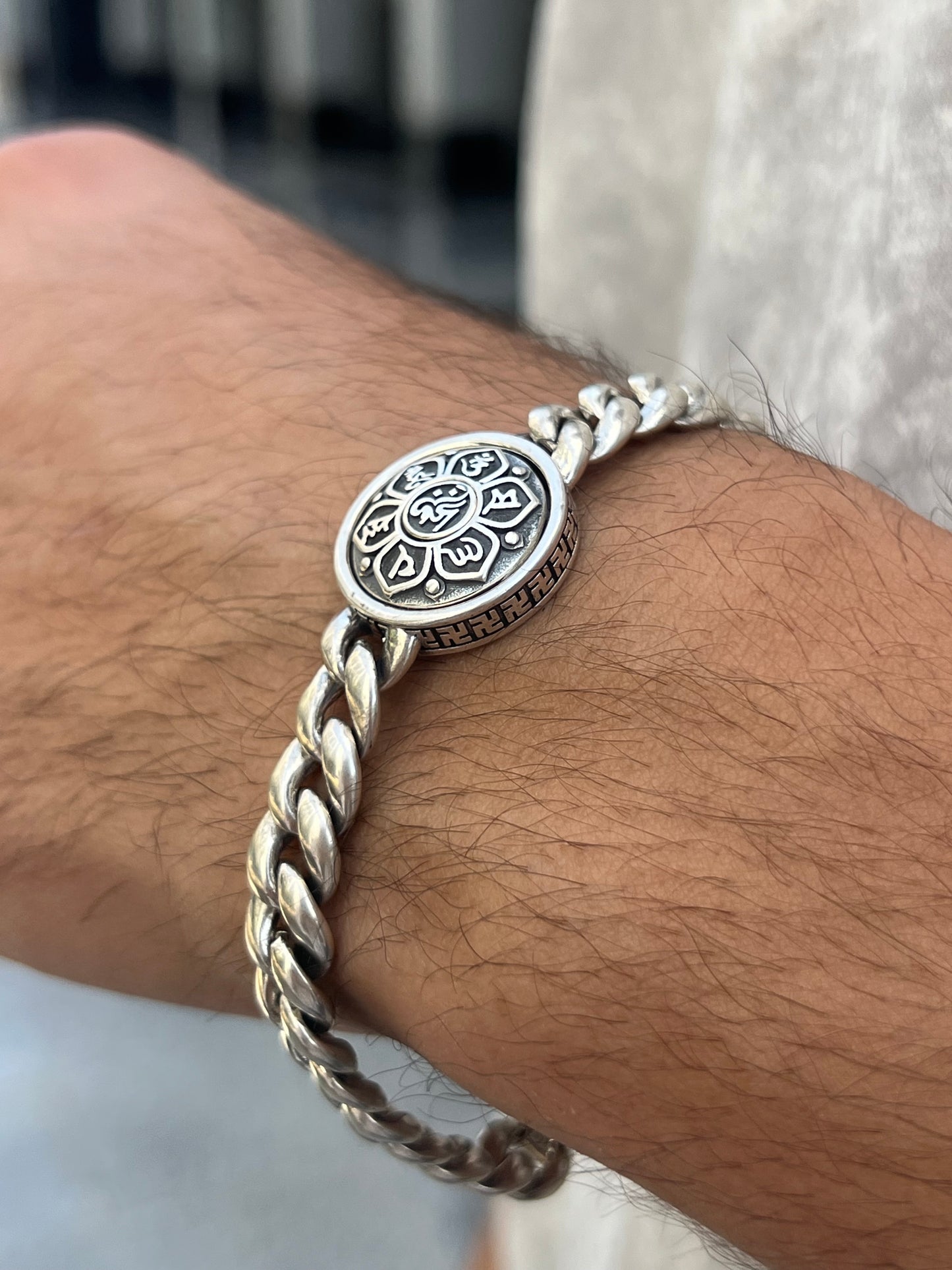 Dragon Edition Rotating Tibetan Exclusive Bracelet S925 Sterling Silver for men