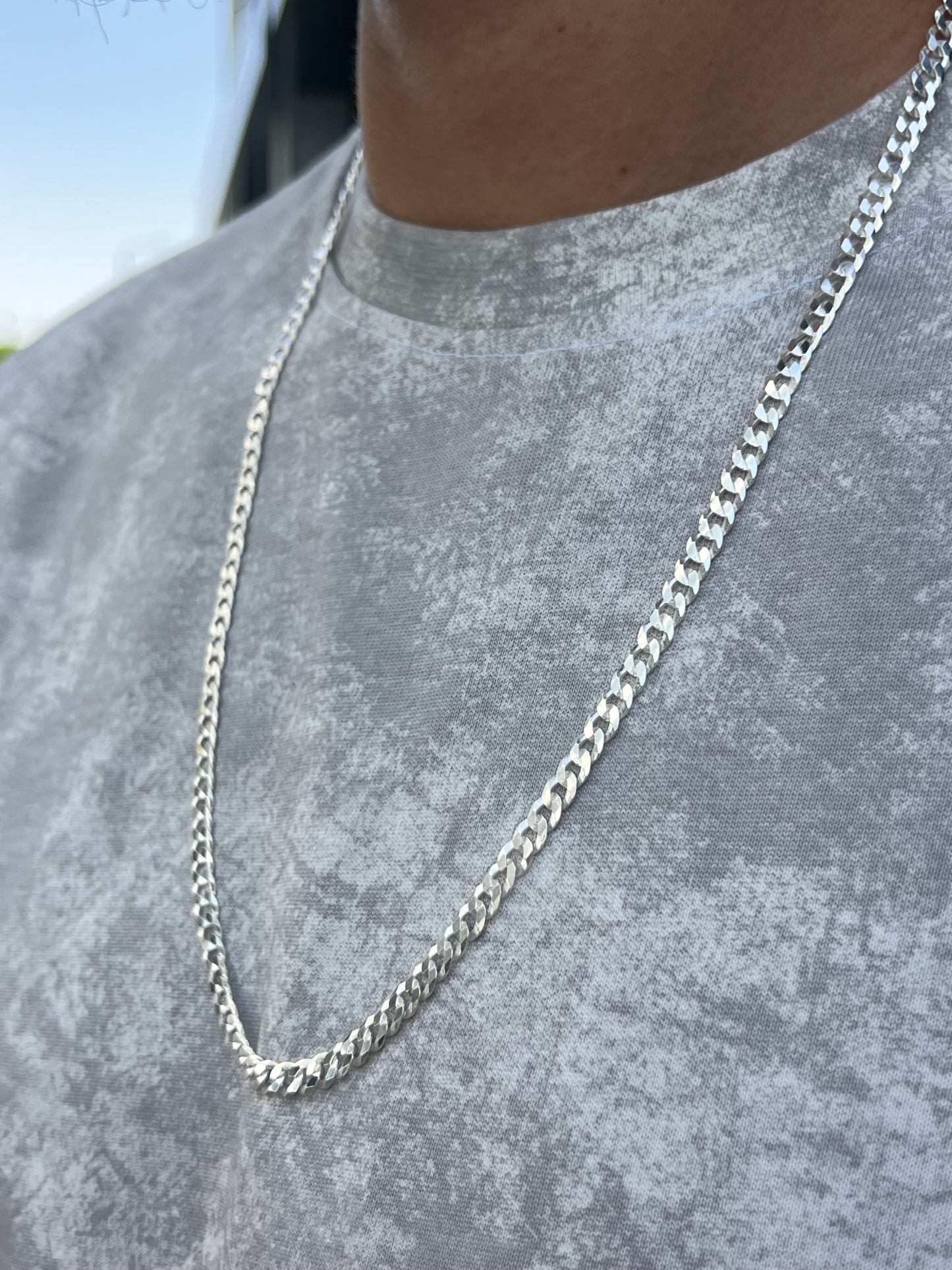 Grommet Necklace For Men Sterling Silver - 925