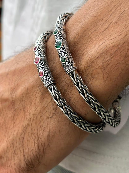 Anatolia Bracelet for Men's Sterling Silver 925s-21cm