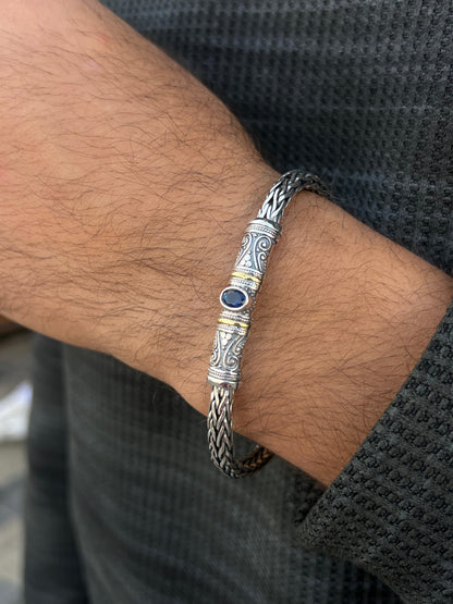 UniCore bracelet for men-Pure925s (21cm-9mm)