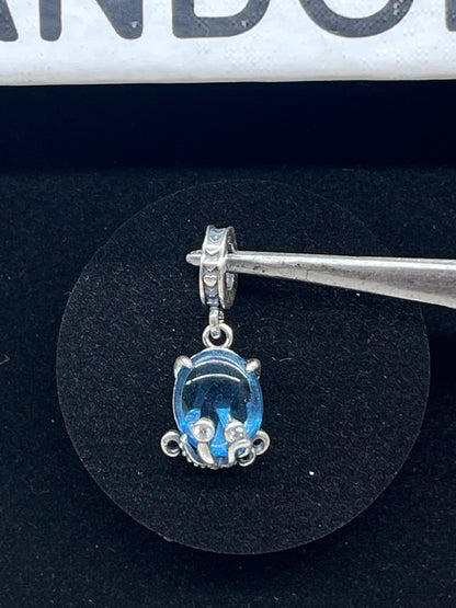 Murano Glass Cute Octopus Dangle Charm