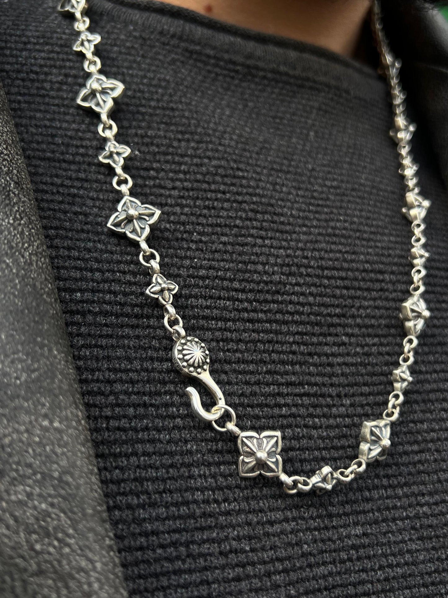 Rpika Solid Chain For Men Sterling Silver925 -62cm
