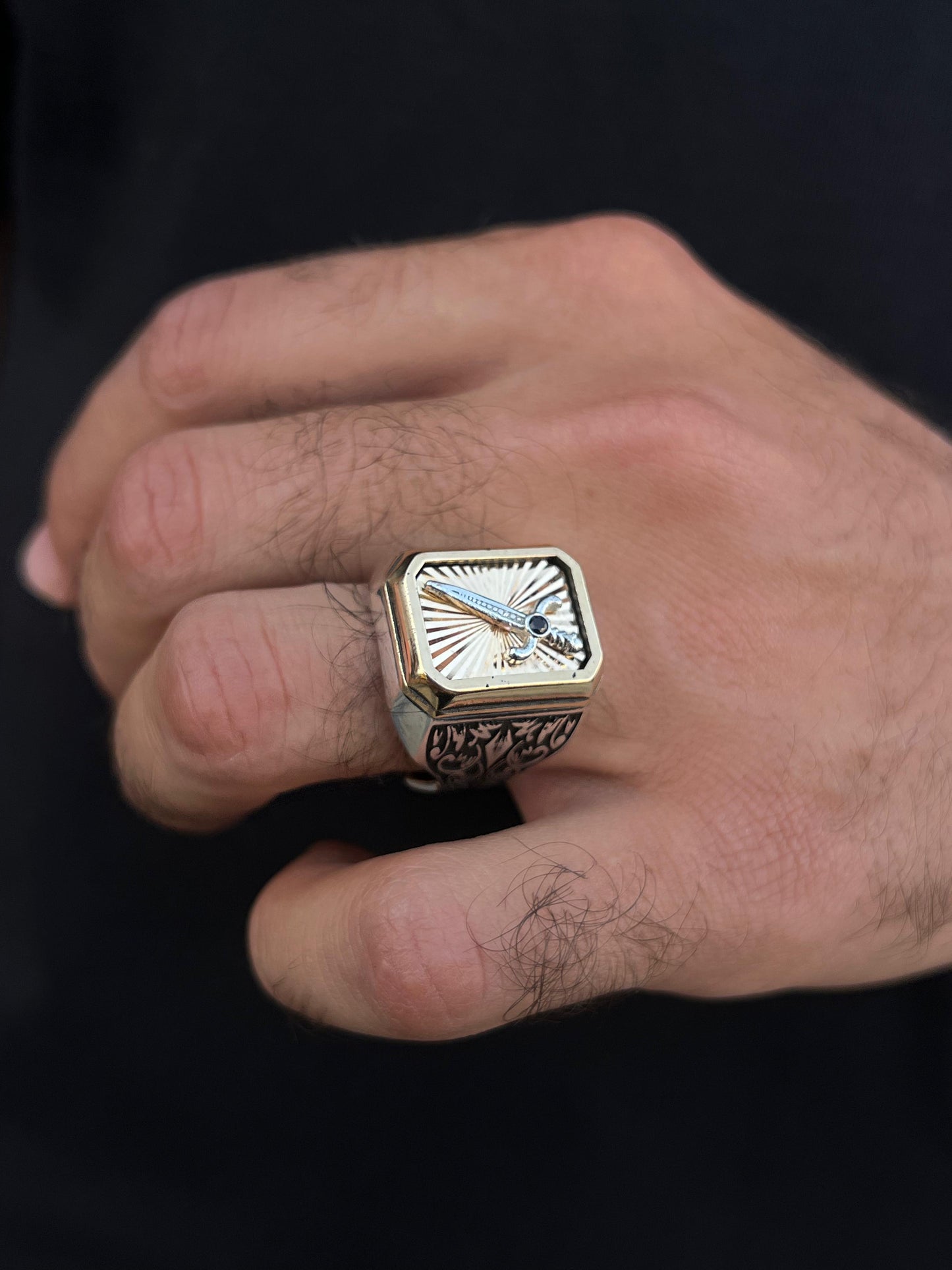 The Gatekeeper Ring-for Men's Sterling Silver 925s